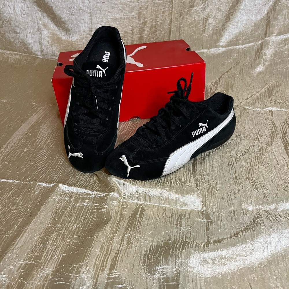 Puma Speedcat Black Suede Women’s Size 8
